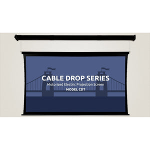Severtson Screens Cable Drop HDTV [16:9] Tab Tension Screen 300" (261.5" x 147.1") CDT169300CW