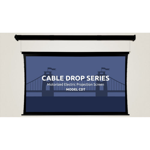 Severtson Screens Cable Drop HDTV [16:9] Tab Tension Screen 300