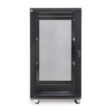 Load image into Gallery viewer, Kendall Howard 22U LINIER® A/V Cabinet - Glass/Vented Doors - 36&quot; Depth (3100-3-001-22)