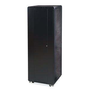 Kendall Howard 42U LINIER® A/V Cabinet - Glass/Solid Doors - 24" Depth (3101-3-024-42)
