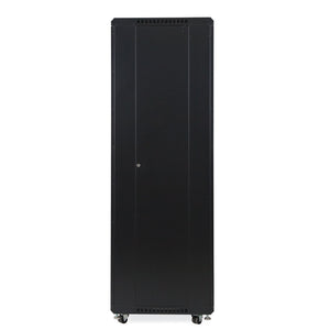 Kendall Howard 42U LINIER® A/V Cabinet - Glass/Solid Doors - 24" Depth (3101-3-024-42)