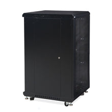 Load image into Gallery viewer, Kendall Howard 22U LINIER® A/V Cabinet - Glass/Glass Doors - 24&quot; Depth (3103-3-024-22)