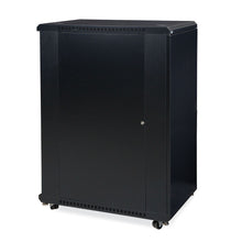 Load image into Gallery viewer, Kendall Howard 27U LINIER® A/V Cabinet - Solid/Solid Doors - 36&quot; Depth (3108-3-001-27)