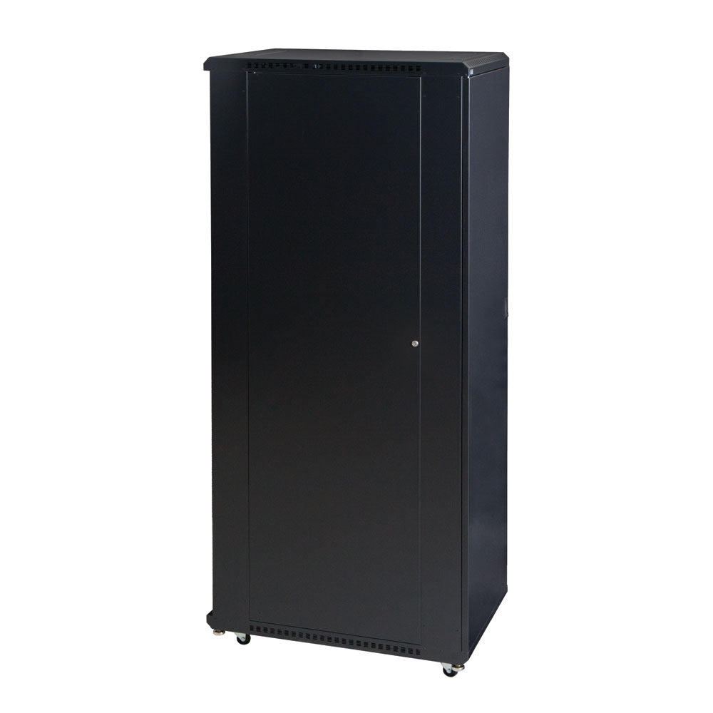 Kendall Howard 42U LINIER® Server Cabinet - Solid/Solid Doors - 36