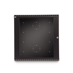 Kendall Howard 12U LINIER® Swing-Out A/V Wall Mount Cabinet - Glass Door (3130-3-001-12)
