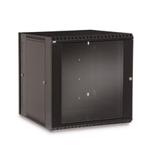 Load image into Gallery viewer, Kendall Howard 12U LINIER® Swing-Out A/V Wall Mount Cabinet - Glass Door (3130-3-001-12)