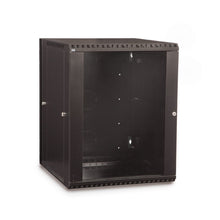Load image into Gallery viewer, Kendall Howard 15U LINIER® Swing-Out A/V Wall Mount Cabinet - Glass Door (3130-3-001-15)