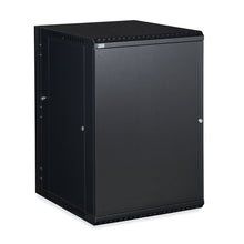 Load image into Gallery viewer, Kendall Howard 18U LINIER® Swing-Out A/V Wall Mount Cabinet - Solid Door (3131-3-001-18)