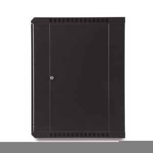 Kendall Howard 15U LINIER® Fixed A/V Wall Mount Cabinet - Solid Door (3141-3-001-15)