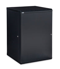 Load image into Gallery viewer, Kendall Howard 18U LINIER® Fixed A/V Wall Mount Cabinet - Solid Door (3141-3-001-18)