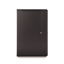 Load image into Gallery viewer, Kendall Howard 18U LINIER® Fixed A/V Wall Mount Cabinet - Solid Door (3141-3-001-18)