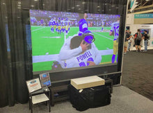 Load image into Gallery viewer, EPV Screens DarkStar® Max UST/ALR Gain (0.5) Floor Rising 120&quot; (58.8x104.6) HDTV [16:9] FRT120HUST-DS