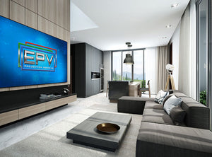 EPV Screens DarkStar® UST 2 eFinity(UST/ALR) Gain (0.8) Fixed Frame 115" (56.4x100.2) HDTV [16:9] EF115HUST-DS2