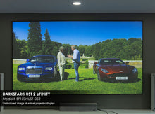 Load image into Gallery viewer, EPV Screens DarkStar® UST 2 eFinity(UST/ALR) Gain (0.8) Fixed Frame 123&quot; (60.0x107.3) HDTV [16:9] EF123HUST-DS2