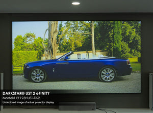 EPV Screens DarkStar® UST 2 eFinity(UST/ALR) Gain (0.8) Fixed Frame 115" (56.4x100.2) HDTV [16:9] EF115HUST-DS2