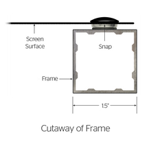 Load image into Gallery viewer, Da-Lite Da-Snap Fixed Frame 137&quot; (72.5&quot; x 116&quot;) Widescreen [16:10] 21909V - HD Progressive 1.1