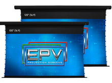 Load image into Gallery viewer, EPV Screens DarkStar® Max UST/ALR Gain (0.5) Electric Retractable 120&quot; (58.9x104.5) HDTV [16:9] PMT120HUST-DS
