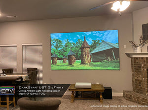 EPV Screens DarkStar® UST 2 eFinity(UST/ALR) Gain (0.8) Fixed Frame 123" (60.0x107.3) HDTV [16:9] EF123HUST-DS2