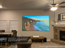 Load image into Gallery viewer, EPV Screens DarkStar® UST 2 eFinity(UST/ALR) Gain (0.8) Fixed Frame 115&quot; (56.4x100.2) HDTV [16:9] EF115HUST-DS2