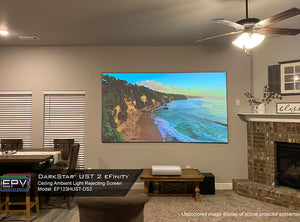 EPV Screens DarkStar® UST 2 eFinity(UST/ALR) Gain (0.8) Fixed Frame 115" (56.4x100.2) HDTV [16:9] EF115HUST-DS2