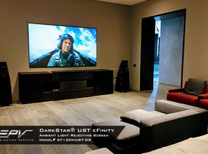 EPV Screens DarkStar® UST eFinity(UST/ALR) Gain (0.5) Fixed Frame 120" (58.8x104.6) HDTV [16:9] EF120HUST-DS