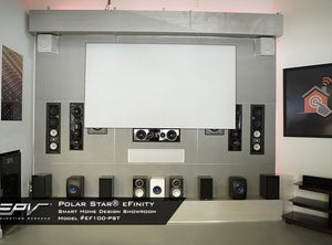 EPV Screens Polar Star® eFinity(ALR) Gain (1.3) Fixed Frame 110" (53.9x95.9) HDTV [16:9] EF110H-PST
