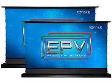 Load image into Gallery viewer, EPV Screens DarkStar® Max UST/ALR Gain (0.5) Floor Rising 120&quot; (58.8x104.6) HDTV [16:9] FRT120HUST-DS