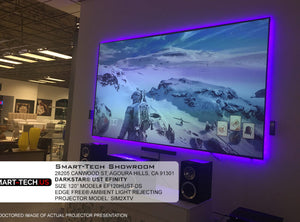 EPV Screens DarkStar® UST eFinity(UST/ALR) Gain (0.5) Fixed Frame 100" (49.0x87.2) HDTV [16:9] EF100HUST-DS