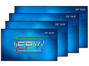 EPV Screens Sonic AT8 ISF eFinity(AT) Gain (1.0) Fixed Frame 135" (65.9x117.4) HDTV [16:9] EF135H-AT8-ISF