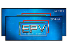 Load image into Gallery viewer, EPV Screens Sonic AT8 ISF eFinity(AT) Gain (1.0) Fixed Frame 135&quot; (65.9x117.4) HDTV [16:9] EF135H-AT8-ISF