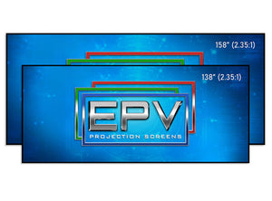 EPV Screens Sonic AT8 ISF eFinity(AT) Gain (1.0) Fixed Frame 135" (65.9x117.4) HDTV [16:9] EF135H-AT8-ISF