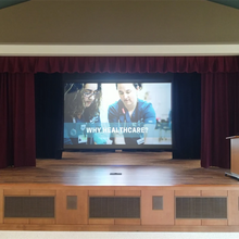 Load image into Gallery viewer, Draper Premier XL Electric Retractable 210&quot; (126&quot; x 168&quot;) NTSC [4:3] 101686U