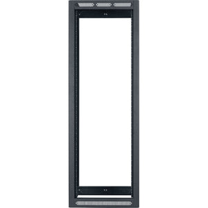 Lowell Mfg Enclosed Equipment Rack-40U, 27in Deep, with AV Accessory Bundle