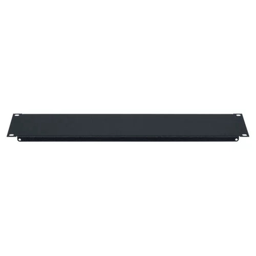 Lowell Mfg Equipment Rack Panel-Blank Aluminum Panel, With flange (16-ga.)