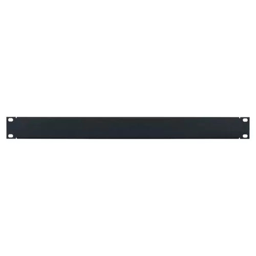 Lowell Mfg Equipment Rack Panel-Blank Aluminum Panel—Brushed, With flange (.05″)