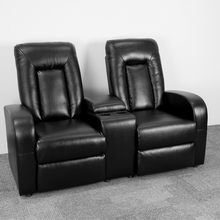 Load image into Gallery viewer, Flash Furniture Eclipse Series 2-Seat Reclining Black LeatherSoft