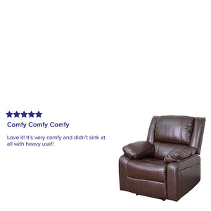 Flash Furniture Harmony Series Brown LeatherSoft Recliner