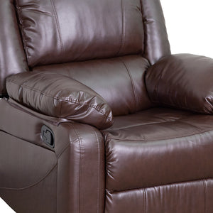 Flash Furniture Harmony Series Brown LeatherSoft Recliner