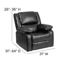 Load image into Gallery viewer, Flash Furniture Harmony Series Black Leather Soft Recliner