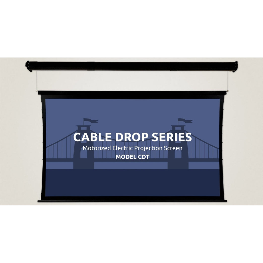 Severtson Screens Cable Drop HDTV [16:9] Tab Tension Screen 135
