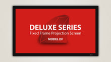 Load image into Gallery viewer, Stevertson Screens Deluxe Fixed Frame Series 150&quot; (130.5&quot; x 73.5&quot;) HDTV [16:9] DF1691503D