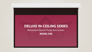 Severtson Screens Deluxe In-Ceiling Electric Retractable 120" HDTV [16:9] DSE169120MW