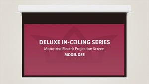 Severtson Screens Deluxe In-Ceiling Electric Retractable 150" HDTV [16:9] DSE169150MW