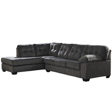 Load image into Gallery viewer, Flash Furniture Signature Design by Ashley Accrington Sofa Sectional in Granite Microfiber