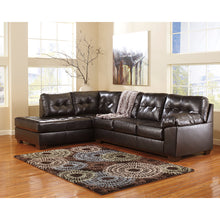Load image into Gallery viewer, Flash Furniture Signature Design by Ashley Alliston Sectional in Chocolate Faux Leather