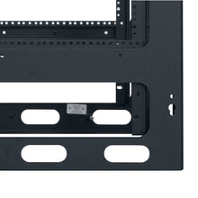 Load image into Gallery viewer, Lowell Mfg Equipment Rack-Narrow-Gangable-24U, 32in Deep, Rails, Rear Door
