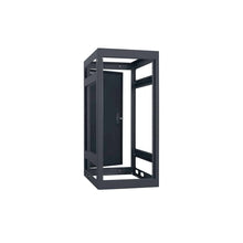 Load image into Gallery viewer, Lowell Mfg Equipment Rack-Narrow-Gangable-24U, 32in Deep, Rails, Rear Door