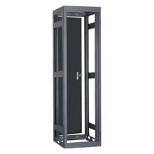 Load image into Gallery viewer, Lowell Mfg Equipment Rack-Narrow-Gangable-40U, 27in Deep, Rails, Rear Door