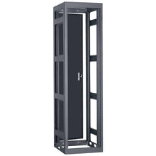 Load image into Gallery viewer, Lowell Mfg Equipment Rack-Narrow-Gangable-44U, 32in Deep, Rails, Rear Door