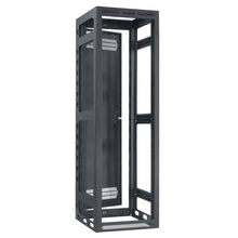 Load image into Gallery viewer, Lowell Mfg Equipment Rack-Gangable-44U, 22in Deep, 1pr Rails, Rear Door